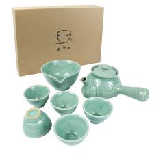 Maybe you would like to learn more about one of these? Koyo Handmade Ceramic 7 Pcs Celadon Traditional Chinese Teapot Set In Gift Box Handmade Gongfu Tea Set Buy Online In Morocco At Desertcart Ma Productid 81527654