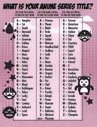 Pin Von Jaydon Campo Auf Just Random Stuff Namensgenerator Anime Otaku