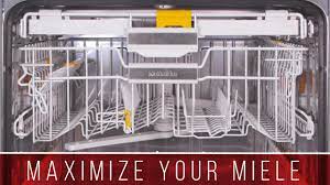 Load the upper basket with small, lightweight, or delicate items such as cups, saucers, glasses, dessert bowls and flat pans. Miele Dishwasher How To Load And Maximize Performance Youtube