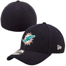 New Era Miami Dolphins Primary Logo Machine 39thirty Flex Hat Navy Blue Miami Dolphins Miami Dolphins Hat Nfl Outfits