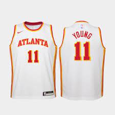 The most common trae young jersey material is ceramic. Trae Young 11 Jersey Hawks Association 2020 21 White