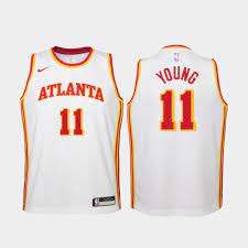 Get one of these awesome jerseys for yourself before we run out. Trae Young 11 Jersey Hawks Association 2020 21 White