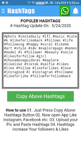Browse and add best hashtags to amplify your creativity on picsart community! Hashtags Junction Best Hashtags For Instagram For Android Apk Download