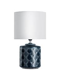 Kare tischlampe nachttischlampe design tischleuchte wohnzimmerlampe leuchte. Kleine Nachttischlampe Glowing Midnight Aus Keramik Westwingnow