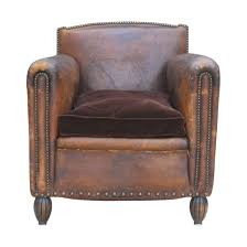1920s french leather club chair club chairs leather club chairs vintage leather armchair