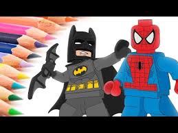 See also spiderman coloring pages or other lego coloring pages: Lego Batman Spider Man Coloring Pages For Kids How To Color Lego Batman Spider Man Youtube