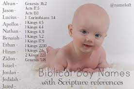 Get popular indian origin christian child names, christian baby boy names ideas, list of christian boy child names along with its meaning. Biblical Boy Names With Scripture References Nameloft Bible Boy Names Baby Names Baby Boy Names