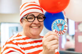 Staff at Canterbury Hospital and RPA dressed up to celebrate Where's Wally  Day