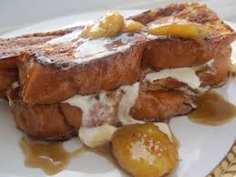 Mascarpone Stuffed French Toast With Brown Sugar Banana Sauce Candice Birdsong