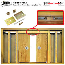 This is a wide range because of the many variations in doors and hardware available. 1555ppk3 Converging Door Kit Johnsonhardware Com Sliding Folding Pocket Door Hardware