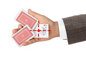 Get a good grip on the card so you can hold it in place when it comes time to use the sleight of hand that makes it appear to vanish. 10 Secrets Behind The Most Famous Magic Tricks Revealed