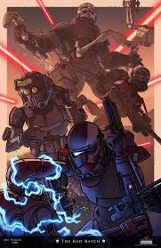 Created by dave filoni, star wars: My Piece The Bad Batch Was Chosen To Be Part Of The Star Wars Celebration 2020 Online Art Show Starwars