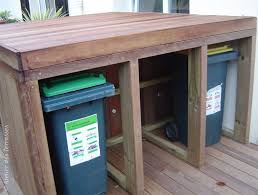 Amenagements Divers Atelier Des Terrasses Finistere Et Morbihan Cacher Les Poubelles Poubelle Exterieur Cache Poubelle Exterieur
