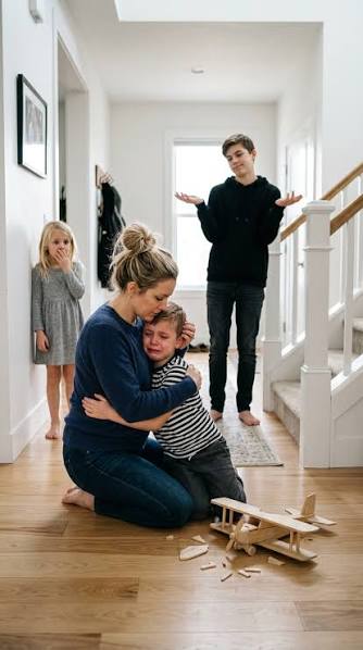 My stepson smashed my 8-year-old son's handmade airplane, looked me in the eye, and said I was not his real mom—so that night, I stopped being the bank account, chauffeur, and invisible