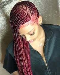 Black And Burgundy Lemonade Braids Burgundy Lemonade Braids Bestlemonade Red Burgundy Lemonade Braids Lemonade Braids Best L Lemonade Braids Hairstyles Hair Styles Braided Cornrow Hairstyles