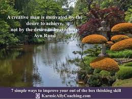 7 Simple Ways To Improve Your Out Of The Box Thinking Skill Karmic Ally Coaching Water Garden Japanese Garden Plants Garden Definition