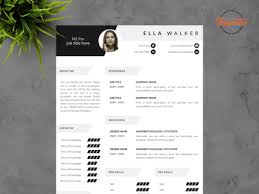 No matter which of the three formats you decide to go with, it should fit neatly onto one single sided page without crowding. One Page Resume Designs Themes Templates And Downloadable Graphic Elements On Dribbble