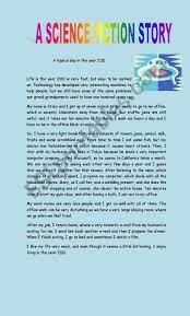 Check spelling or type a new query. A Science Fiction Story Esl Worksheet By Claudiafer