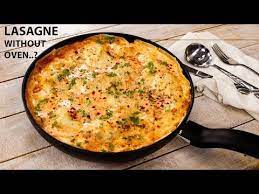 Vegetable Lasagna In Pan Recipe No Egg Homemade Lasagne Sheets Cookingshooking In 2021 Vegetable Lasagna Recipes Lamb Recipes