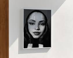 Cartel de Sade Adu, Impresión de Sade Adu, Obra de arte de Sade Adu,  Impresión musical, Cantante de Sade Adu, Foto de Sade Adu, Retrato de Sade  Adu, Blanco y negro de