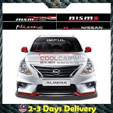 All new nissan almera turbo 2020 test drive. Car Nissan Nismo Impul Front Windscreen Windshield Window Sticker Sticker Cermin Depan Kereta Lazada
