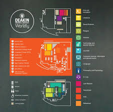 Updated Version Of The Assignment From Deakin University Wayfinding Signage Design Library Signage Map Signage