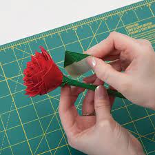 Duct tape flowers step by step. How To Duck Tape Rose Pens Duck Brand