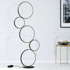 China diy ce floor lamp dimmer switch foot regulador. Led Design Floor Lamp Ring Design Living Dining Room Switch Dimmer Side Light Black Matt Etc Shop Lamps Furniture Technology Household All From One Source Etc Shop