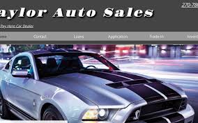 Shopping for a new ford? Taylor Auto Sales Bg Home Page
