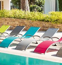 Chaise longue pour le jardin. Transat Chaise Longue Pas Cher