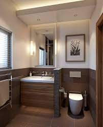 Wc dans salle de bain. Petite Salle De Bains Avec Wc 55 Idees De Meubles Et Deco Salle De Bains Avec Wc Salle De Bain Minimaliste Idee Salle De Bain