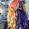 Here are some easy, safe and temporary ways to achieve rad hair color this halloween. 1
