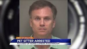 WATCH: Pet sitter arrested for hiding camera in neighbor`s bathroom