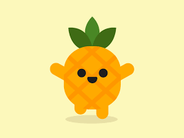 Pineapple By Removt Animated Drawings Cute Gif Doodle Animation