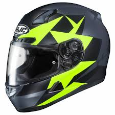 Hjc Cl 17 Ragua Mc3hsf Matt Grey Black Fluorescent Yellow Full Face Helmet