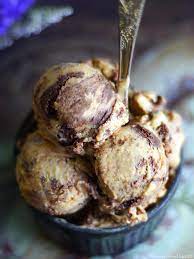 Vegan Peanut Butter Fudge Swirl Ice Cream Oil Free Gf