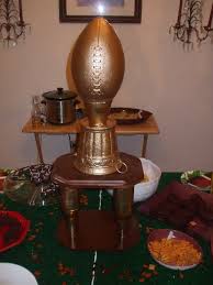 Football Superbowl Centerpiece I Made Super Bowl Football Party Super Bowl Football Fantasy Football