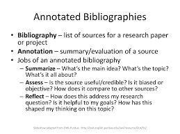 Roles of the northern goddess. Ppt Annotated Bibliographies Powerpoint Presentation Free Download Id 2830264