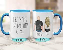 Each Second Chance Mug Is Handmade With Love By A Woman Who Needed A Second In 2020 Personalized Fathers Day Gifts Like Father Like Daughter Funny Fathers Day Gifts