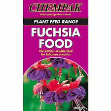 2 X Chempak Fushia Fuchsia Feed Food Fertiliser Soluble 800g Each 1600g Total Fuchsia Plant Plant Food Garden Care