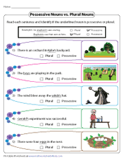 possessive nouns worksheets