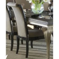 Shop wayfair for the best hollywood swank dining set. Aico Hollywood Swank 9 Pc Leg Dining Table Set In Caviar By Dining Rooms Outlet