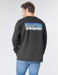 Amazon's choice for patagonia gift cards. Patagonia M S L S P 6 Logo Responsibili Tee Black Fast Delivery Spartoo Europe Material Long Sleeved Shirts Men 45 00
