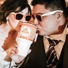 Of Course Texans Celebrate Their Weddings at Whataburger