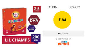 Cadbury Bournvita Little Champs Pro Health Chocolate Health Drink 200 Gm Pack Bournvita Health Drink Cadbury