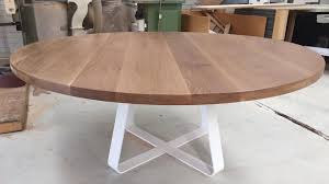 We did not find results for: Simon Wilson Furniture This Huge 1800 Round 10 Seater Dining Table Is In The Factory American Oak Timber Top And A White Steel Base Powder Coat Base Contact Simon At The