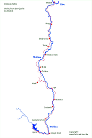 Ihre mündung liegt bei cuxhafen, wo sie in die nordsee mündet. Moldauradweg Von Der Quelle Bis Zur Mundung In Die Elbe