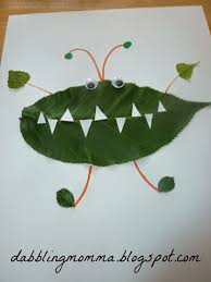 Dabblingmomma Leaf Creatures Nature Crafts Crafts For Kids Crafts