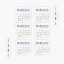 It's our new free printable planner and stickers with cute cats. Bujo Calendar Gifts Merchandise Redbubble