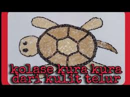 Telur ayam berwarna putih sampai coklat tua. Membuat Kolase Kura Kura Dari Kulit Telur Youtube